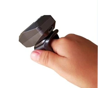 Wireless finger ring barcode scanner